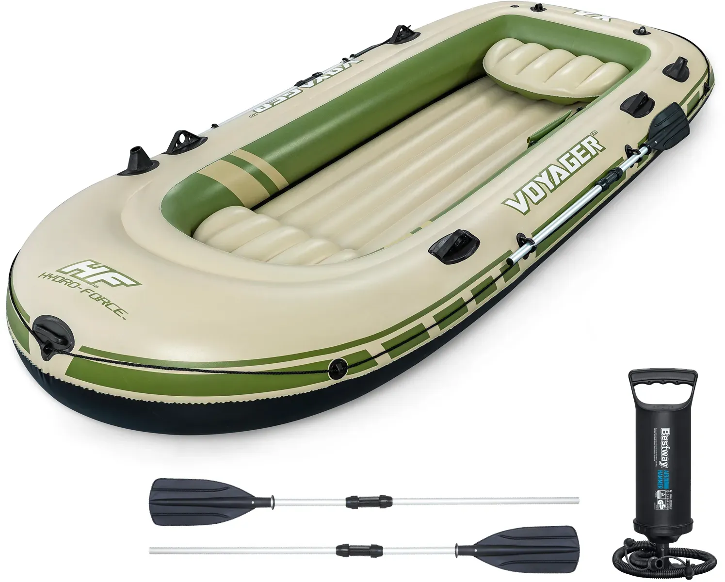 Bestway Schlauchboot Hydro-Force Voyager X4 Raft Set 350 x 145 cm