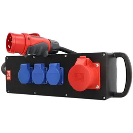 Unitec Stromstation Steyregg mit 3x Steckdose & 1x CEE Steckdose 2 m
