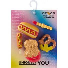 Crocs JibbitzTM YUM Dipped Junk Food Schuhanstecker 5 Stück Gelb/Mehrfarbig