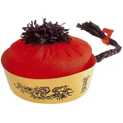 Lustige asiatische Hut aus Pappe