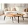 M2 Kollektion Couchtisch Elanda 2 Wildeiche schwarz 70 x 44 cm