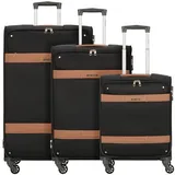 Samsonite Cadell 4 Rollen Kofferset 3-teilig mit Dehnfalte black