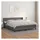 vidaXL Boxspringbett mit Matratze Grau 180x200 cm Kunstleder