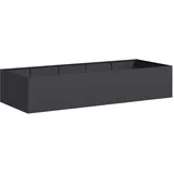 vidaXL Pflanzgefäß 200 x 80 x 40 cm Schwarz