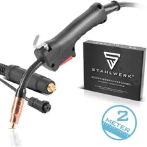 STAHLWERK Schweißbrenner FLUX AK14 MB14 bis 160 A, 2 m Schlauchpaket 9 mm Dorn