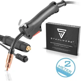 STAHLWERK Schweißbrenner FLUX AK14 MB14 bis 160 A, 2 m Schlauchpaket 9 mm Dorn
