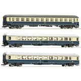 Roco 74035 H0 3er-Set Personenwagen EC 24 „Erasmus“ DB 2.Klasse Gattung Bm 235, 2.Klasse Gat