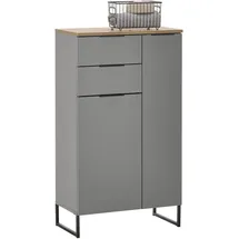 Stella Trading Midischrank Denver Dekor Grau