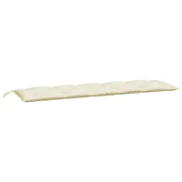 VidaXL Gartenbank-Auflage Creme 180x50x7 cm Oxford-Gewebe