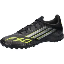adidas F50 League TF Herren Core Black/Iron Metallic/Lucid Lemon 43 1/3
