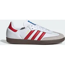 Adidas Samba OG White / Better Scarlet / Gum 5 46 2/3