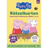 pen2nature Peppa Pig Rätselkarten: Labyrinthe, Fehlersuche, Zählen u. v. m.