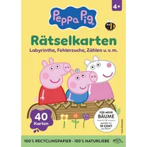 pen2nature Peppa Pig Rätselkarten: Labyrinthe, Fehlersuche, Zählen u. v. m.