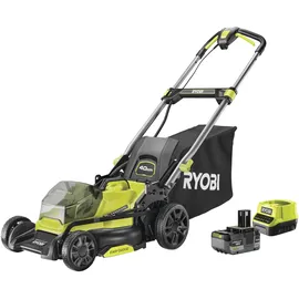 RYOBI RY18LMX40C-150 Akku & (Schnittbreite 40 cm, - 18V/5Ah