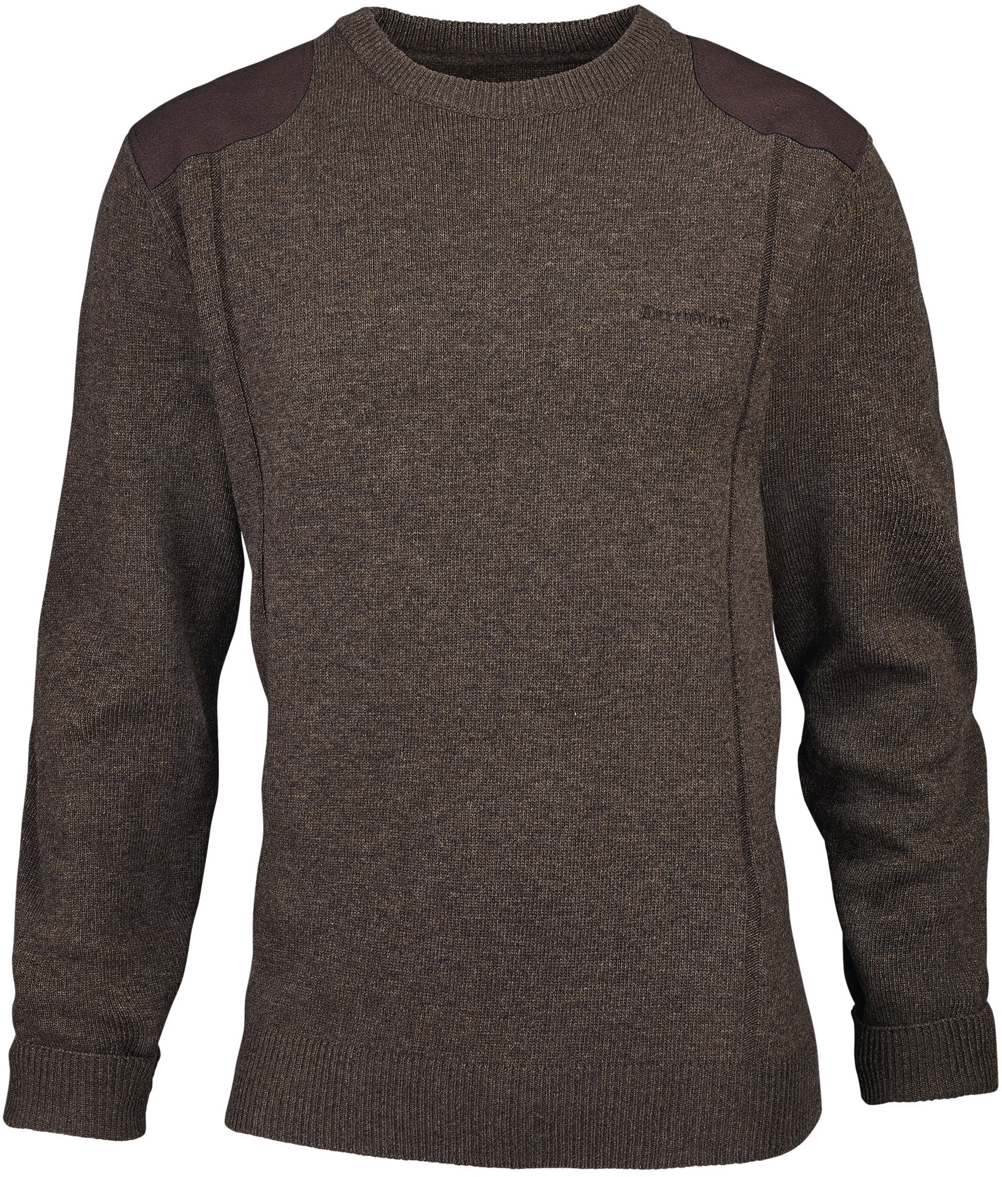 Deerhunter Herren-Rundhals-Pullover Sheffield, dark elm, L