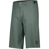 Scott Shorts Trail Flow with Pad tranquil green - M