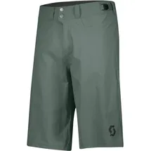 Scott Shorts Trail Flow with Pad tranquil green - M
