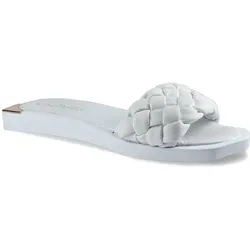 Weiße Pantoletten Chebello Damenschuhe aus Leder, 38