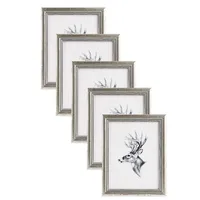 Woltu 5er Set 30x40 cm Bilderrahmen Artos Stil Holz