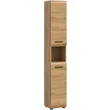 xonox.home Hochschrank Ice Artisan Oak Nachbildung B/H/T: ca. 30x185x30 cm B: 30 H: 185