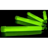 KNIXS 25er Pack Power-Knicklichter/Knicklicht (15cm) inkl. Spezialhaken und Befestigungsband - grün Leuchtend für Party, Festival, Outdoor oder als Dekoration