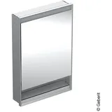 Geberit ONE Spiegelschrank 1 Tür, Anschlag links, Aluminium eloxiert