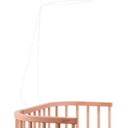 babybay Himmelstange Metall Weiß