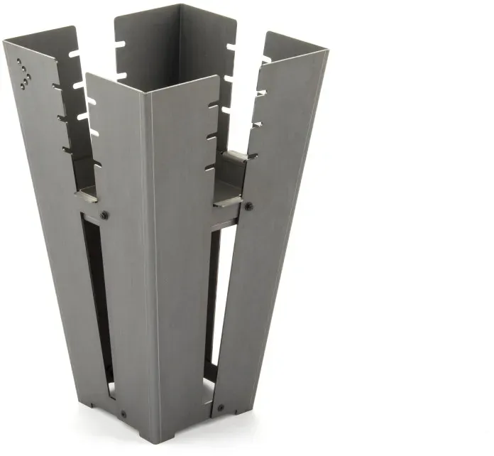 fuji Feuerstelle aus 3 mm wetterfestem Stahl - Ein aktiver Vulkan