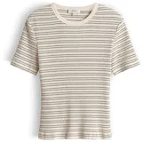 Opus T-Shirt mit Rundhalsausschnitt Modell 'Soleili', Ecru, 40