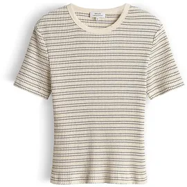 Opus T-Shirt mit Rundhalsausschnitt Modell 'Soleili', Ecru, 40
