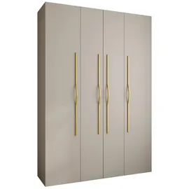 abiks möbel Drehtürenschrank COMO 170 x 245,5 x 40 cm Gold