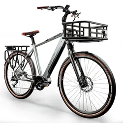 E Bike | Anthrazit | 28 Zoll | Reichweite 150 km | Motor 36V / 250W | Akku: LG 13Ah / 470 Wh | E Fahrrad, Elektro Bike, Elektrofahrrad