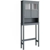 Vicco Toilettenschrank Bianco Grau 69 x 171 cm