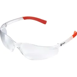 TOOLCRAFT TO-5343213 Schutzbrille Klar, Orange EN 166 DIN 166