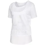 LASCANA Funktionsshirt 2 in 1 T-Shirt im Layer-Design Weiß L