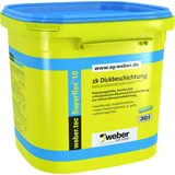 weber ludwigshafen Dickbeschichtung 2K - weber.tec Superflex 10, 30ltr