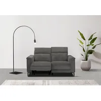 OTTO home 2-Sitzer OTTO HOME "LUND Cord, 160 cm, manuelle o. elektrische Relaxfunktion", grau (anthrazit), B:160cm H:97cm T:100cm, 100% Polyester, Sofas, USB-C bei elektrischer Ausführung, mit Kopfteilverstellung