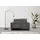 OTTO home 2-Sitzer OTTO HOME "LUND Cord, 160 cm, manuelle o. elektrische Relaxfunktion", grau (anthrazit), B:160cm H:97cm T:100cm, 100% Polyester, Sofas, USB-C bei elektrischer Ausführung, mit Kopfteilverstellung