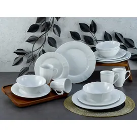 CreaTable Kombiservice Flora 16-tlg. weiß