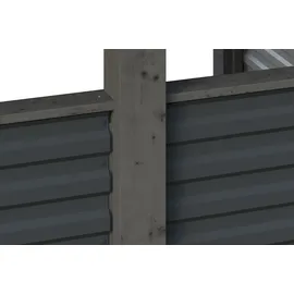 SKANHOLZ Friesland Hybrid Set 14 5,57 x 7,08 m schiefergrau inkl. Abstellraum