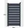 Habitat et Jardin Gartentor 100 x 176 cm Grau/Metall