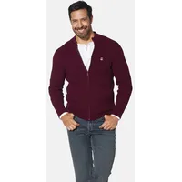 Jan Vanderstorm Strickjacke ONERVA in dunkelrot | Gr.: 7XL
