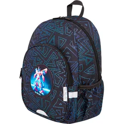 Freizeitrucksack MCNEILL "Toby, Tron", Kinder, Gr. T: 12cm, bunt (tron), Polyester, Rucksäcke