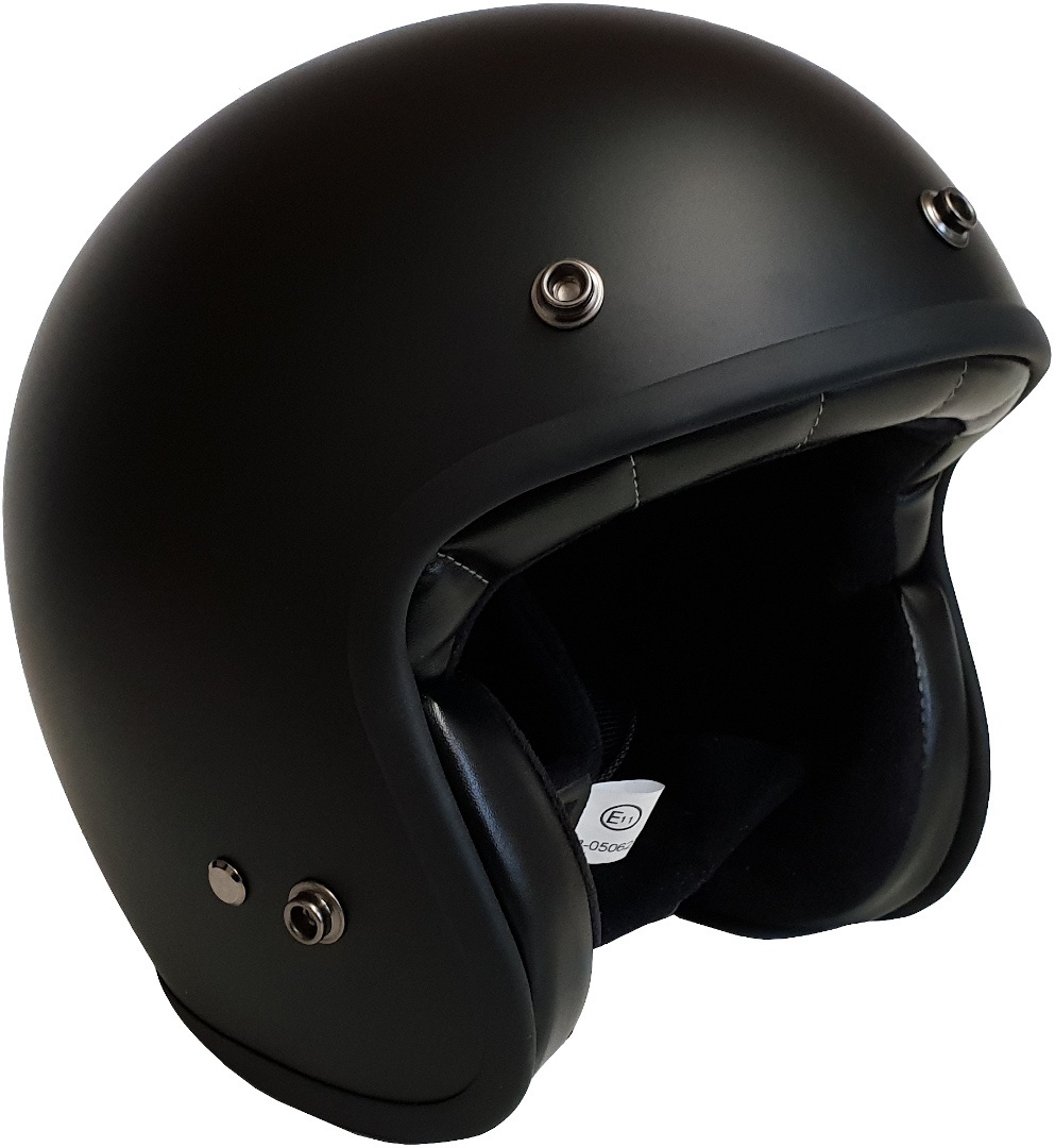 Bores Gensler Classic Jet helm, zwart, XS