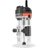 fennnds Professional Elektrik Kantenfräse, 800 Watt 30000r/min Holzfräse Oberfräse mit Trimmer-Basis zum Kantenfräsen, Schlitzen, Schneiden und Bohren von Holz- oder Aluminium-Kunststoffplatten