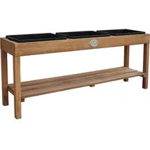 Axi Aktivitäten-Tisch braun B/H/L: ca. 124x50x27 cm - Braun, Schwarz