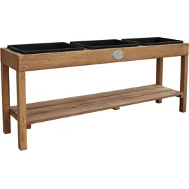 Axi Aktivitäten-Tisch braun B/H/L: ca. 124x50x27 cm - Braun, Schwarz
