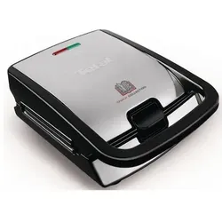 Tefal SW 852D Waffeleisen Snack Collection Schwarz/Edelstahl