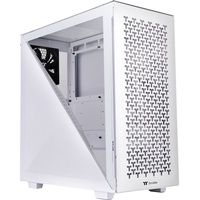 Thermaltake Divider 300 TG Air Snow | Mid-Tower-ATX-PC-Gehäuse | gehärtetes Glasseitenteil | Mesh-Panel | weiß