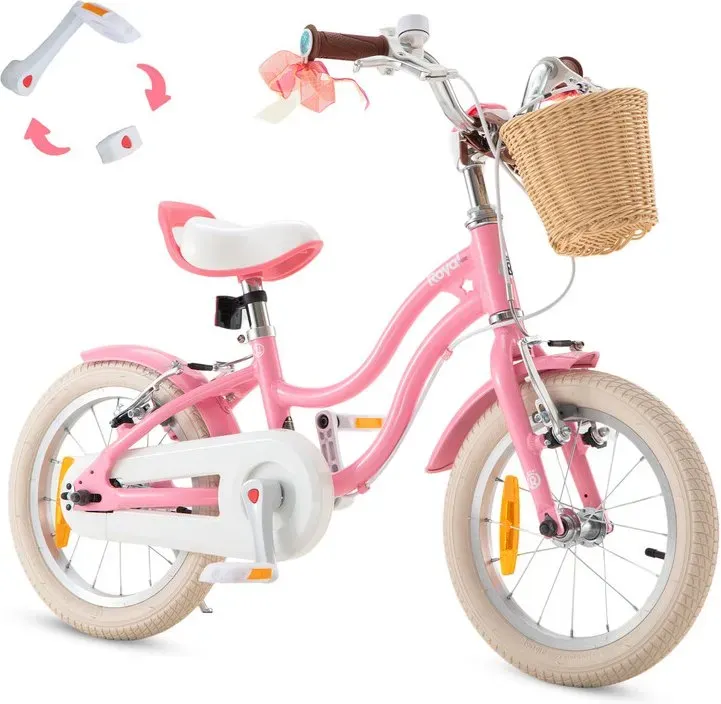 RoyalBaby + Kids Fahrrad + Aluminium EZ Stargirl + Pink 16 Zoll, Nettogewicht 10 kg